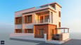 20x40 West-Facing 3-Story House Design