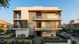 Contemporary G+3 house on a 40x50 north-facing plot with modern elevation, recessed entry porch, and landscaped frontage