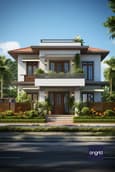indian house design front view single floor