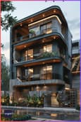 Modern 30 feet front elevation with landscaping and thoughtful architectural details for small house designs