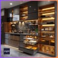 Modern Crockery Unit Designs for Dining Rooms in 2024