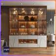Modern Crockery Unit Designs for Dining Rooms in 2024
