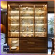 Modern Crockery Unit Designs for Dining Rooms in 2024