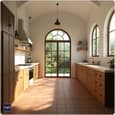 Mediterranean Aesthetic Kitchens with Indian Culinary Needs