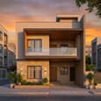 60x60 House Plan | 2 Floor West Facing Design
