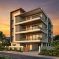 60x60 House Plan | 4 Floor West Facing Design