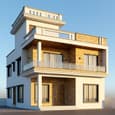 40x60 3-Floor East Facing House Plan | Ongrid