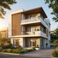 40x50 House Plan | 3 Floor West Facing Design