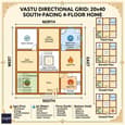 Vastu Grid - 20x40 South Facing 4 Floor