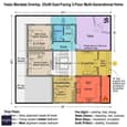 Vastu Grid Overlay