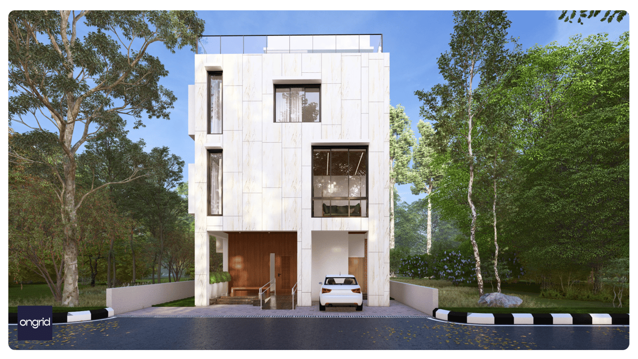 The Tenali Residence – 5,000 Sq Ft of Contemporary Vertical Living