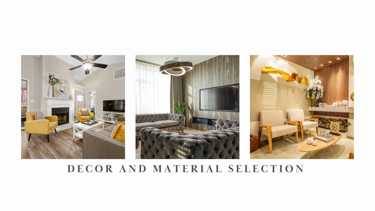 Creating a Cohesive and Personalized Look: Tips for Decor and Material Selection