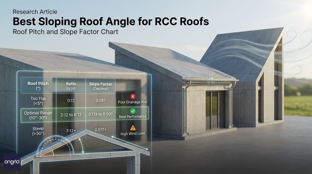 Illustration for Roof Pitch and Slope Factor Chart