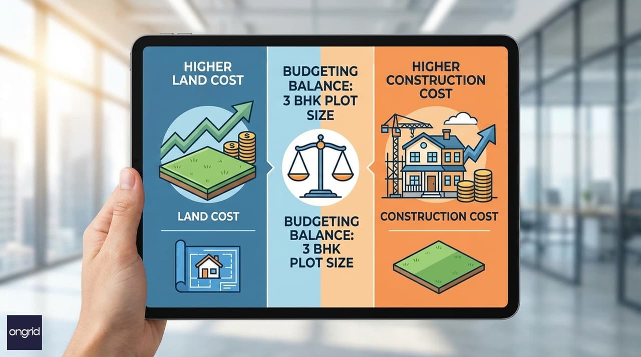 Illustration for Budgeting: Land Cost vs. Construction Cost