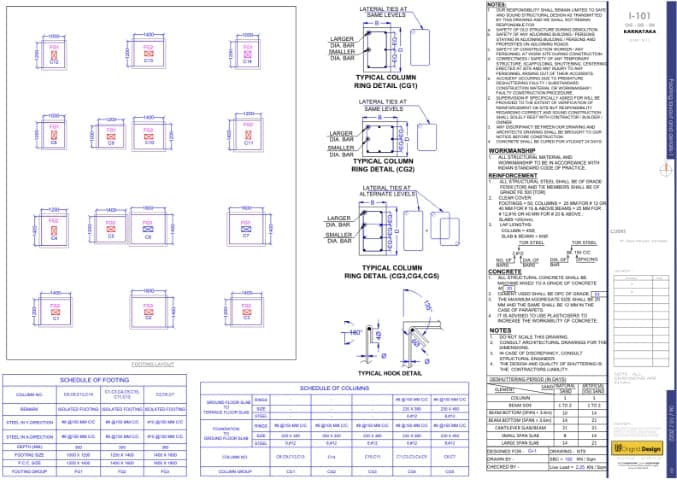Structural Design of Vernacular Duplex Design in Hassan, India