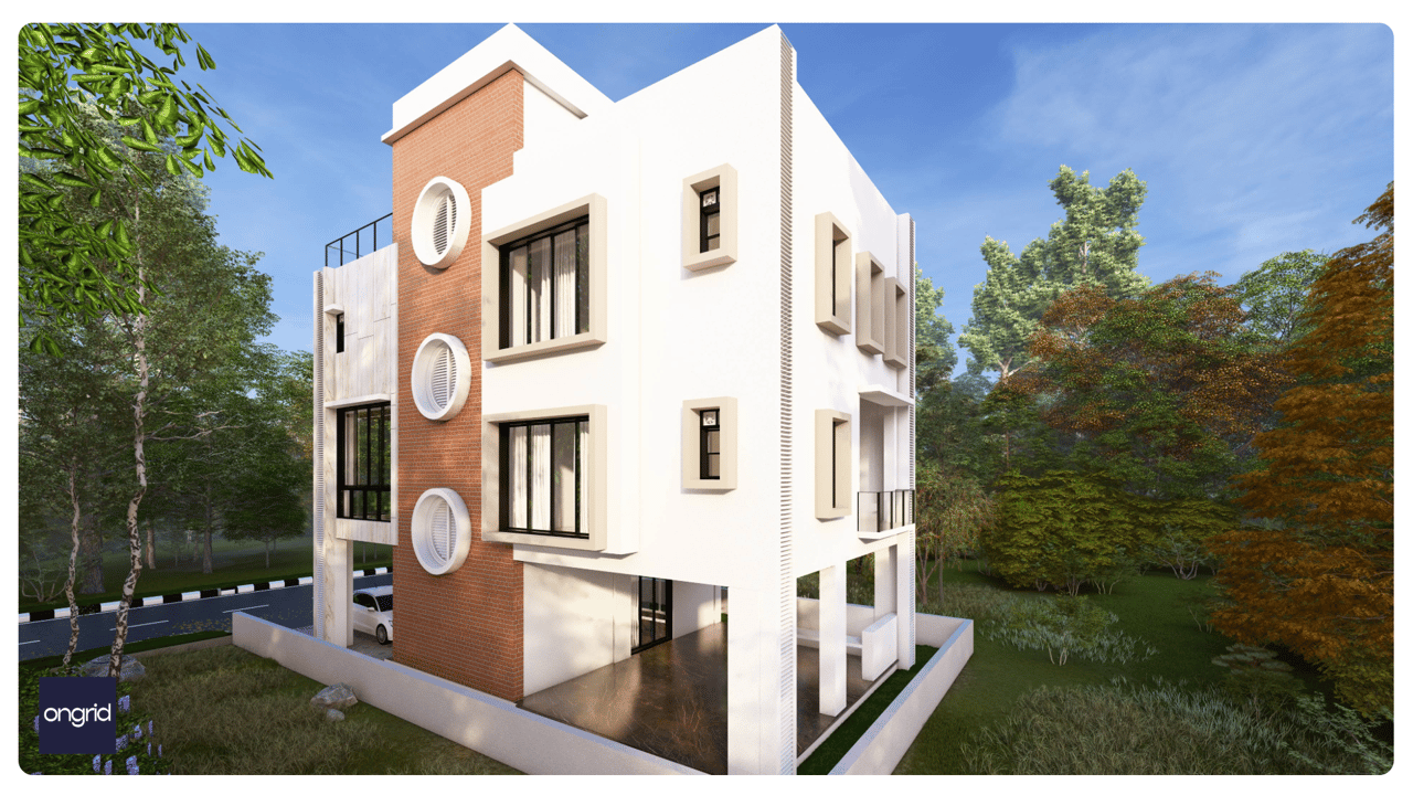 The Tenali Residence – 5,000 Sq Ft of Contemporary Vertical Living