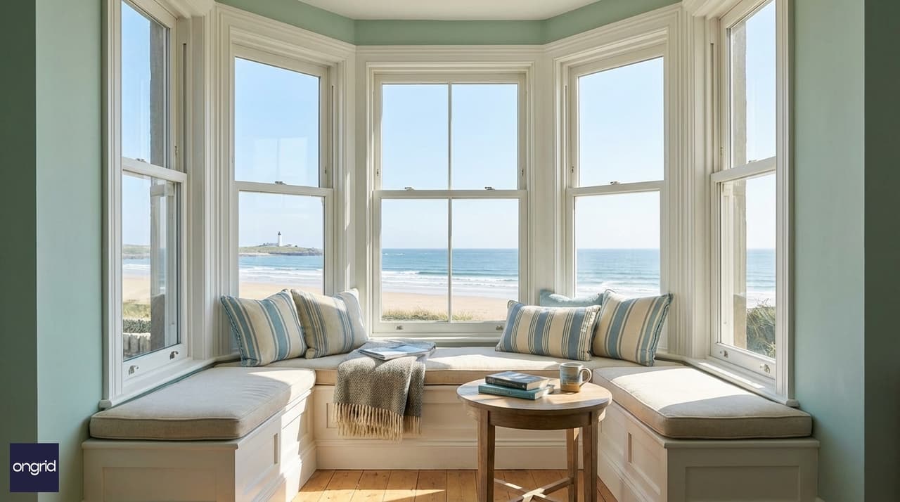 Illustration for 7. Bay and Bow Windows for Extra Space