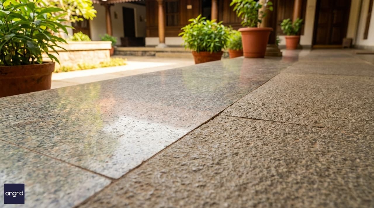 Illustration for 3. Natural Granite (Lappato or Flamed Finish)