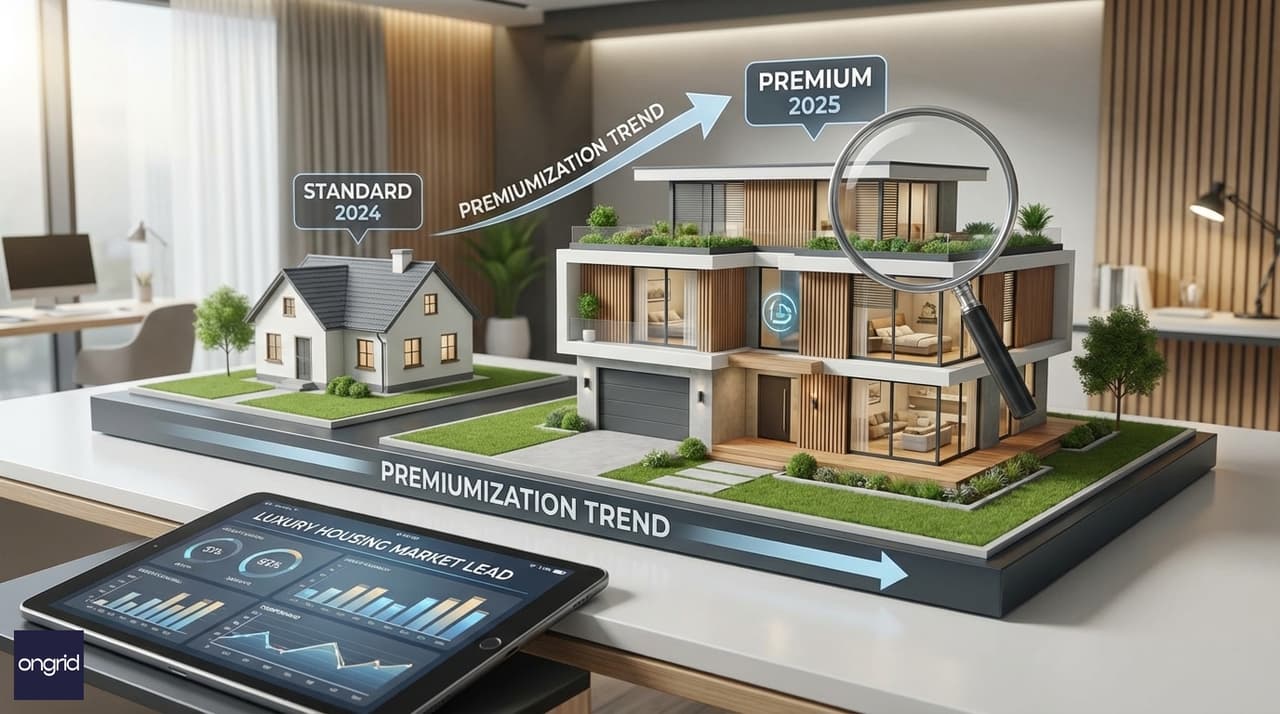 Illustration for The Premiumization Trend: Luxury Housing Takes the Lead