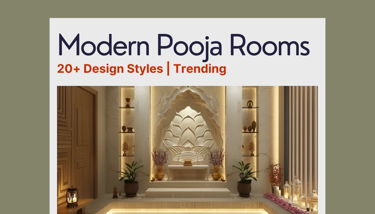 Pooja Room Designs for Home: Modern & Traditional Ideas