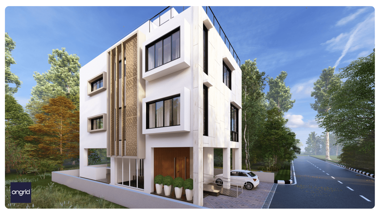 The Tenali Residence – 5,000 Sq Ft of Contemporary Vertical Living