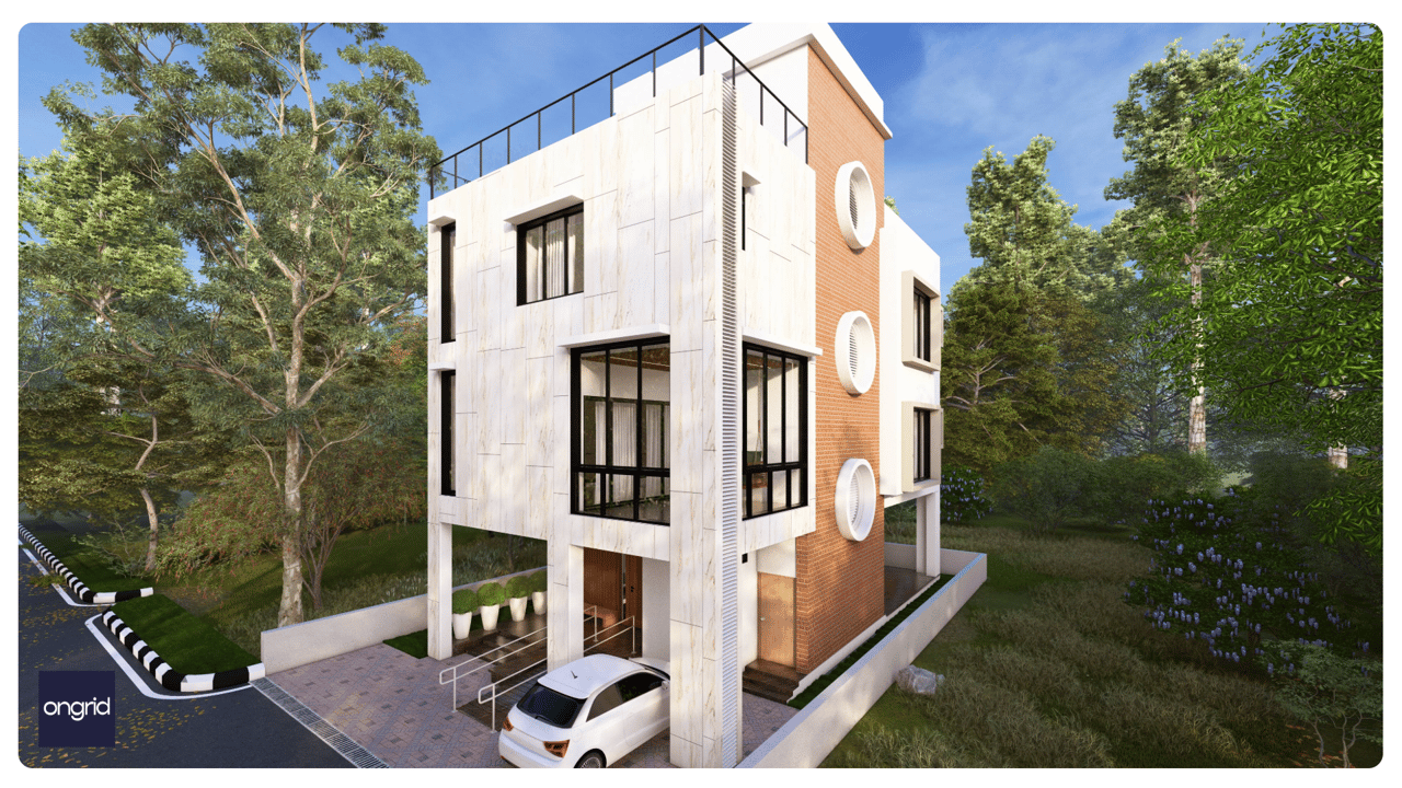 The Tenali Residence – 5,000 Sq Ft of Contemporary Vertical Living