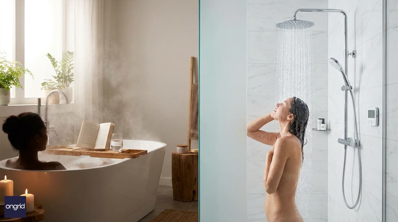 Illustration for Understanding the Bath and Shower Difference