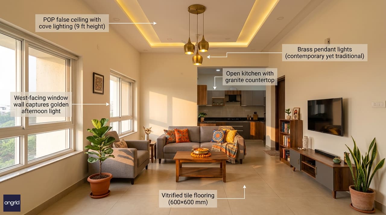 Design Highlights - Living Room Interior