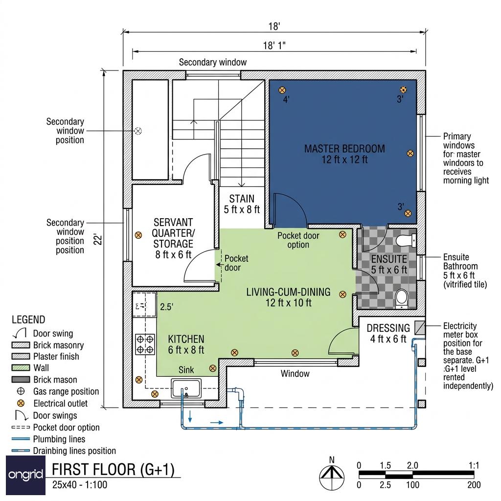 First Floor Plan - Young Couple Unit