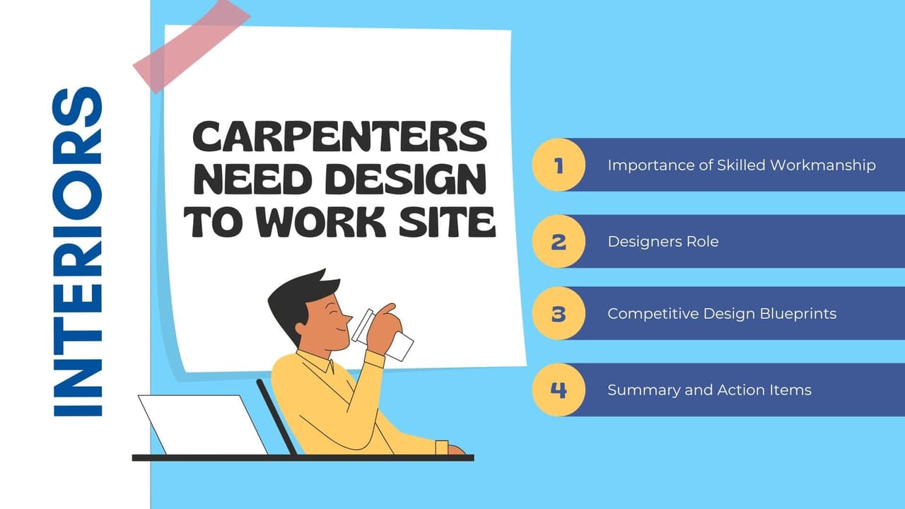 The Role of Design Drawings in Enabling Skilled Carpenters to Produce Exceptional Work