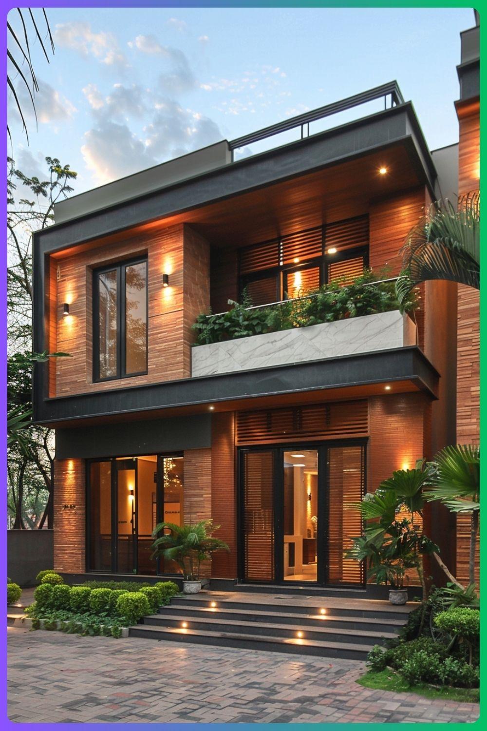 14 Elevations that Prove Two-Storey House Designs are Modern