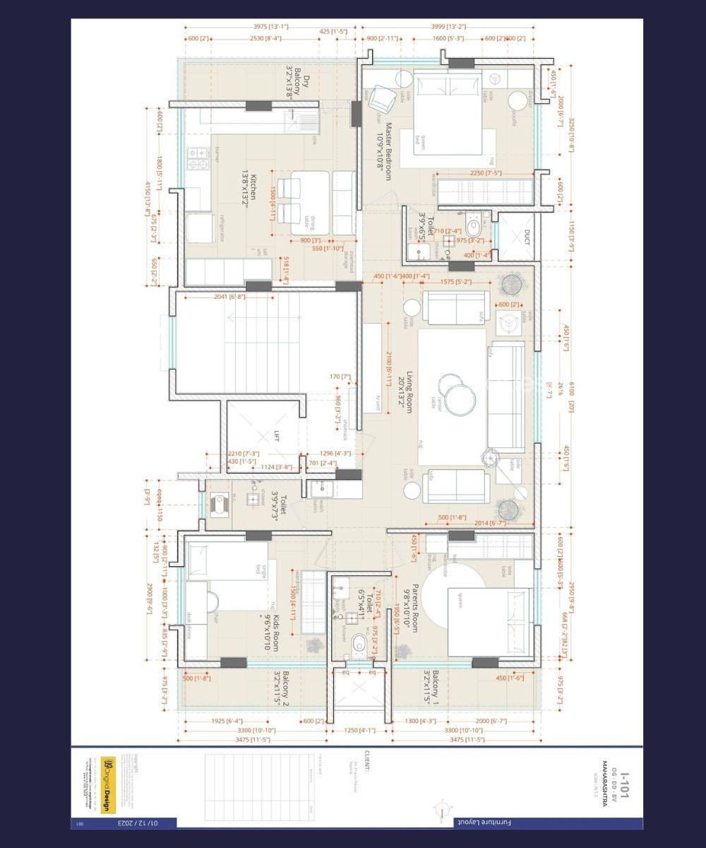 Designing the Perfect 3 BHK Flat: A Comprehensive Guide