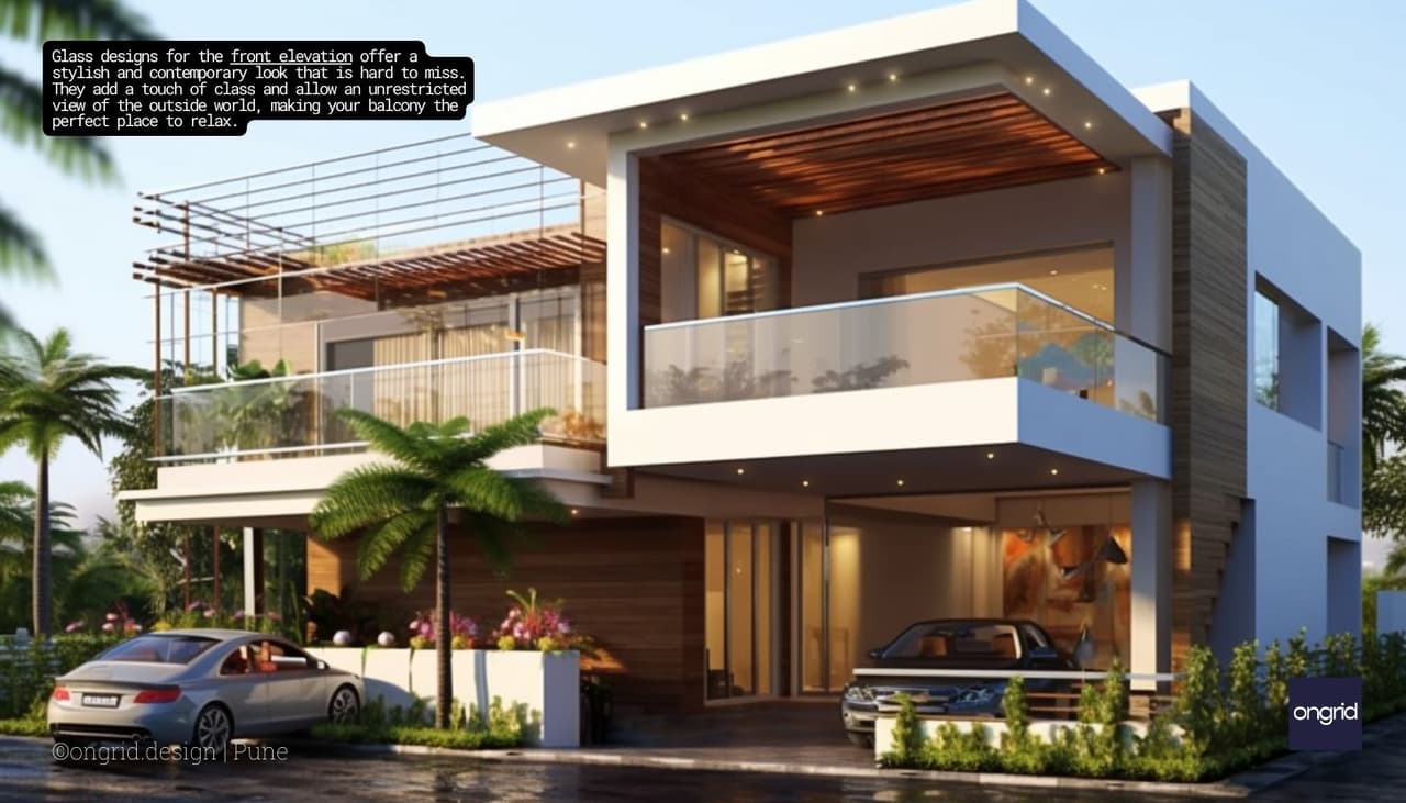 Glass Elevation for Homes