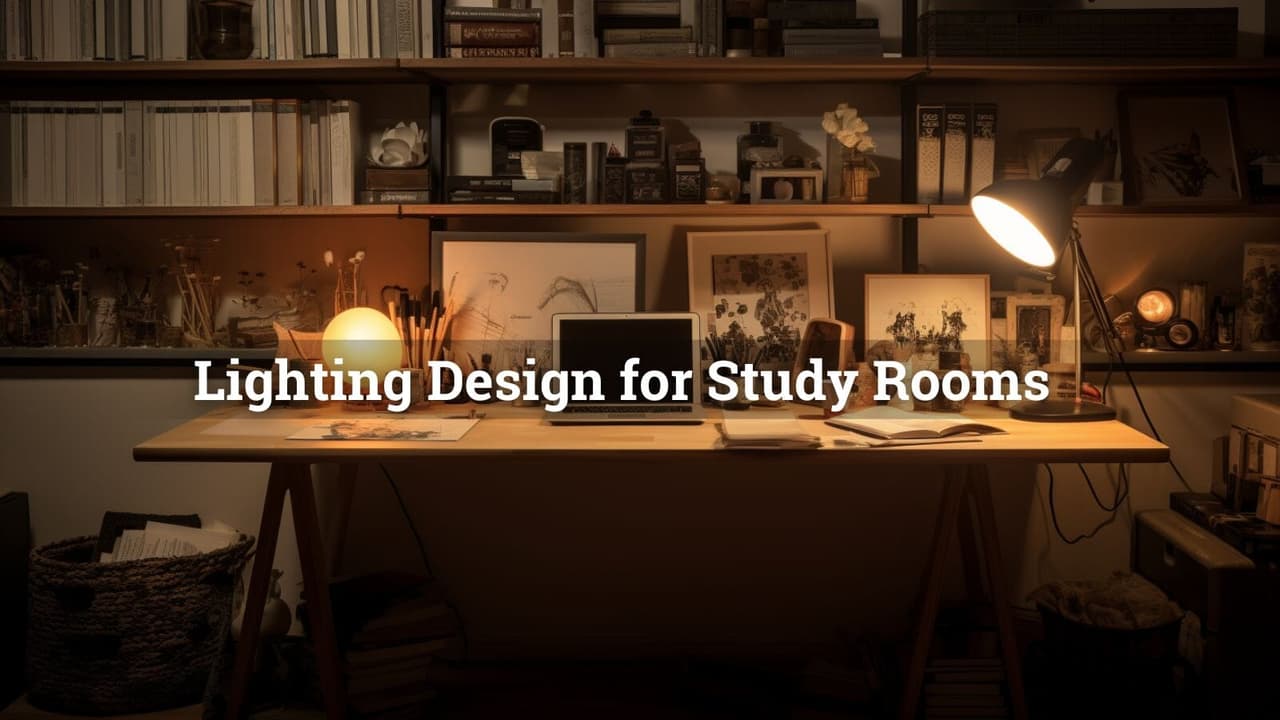Lighting Design for Study Rooms and Improve Focus