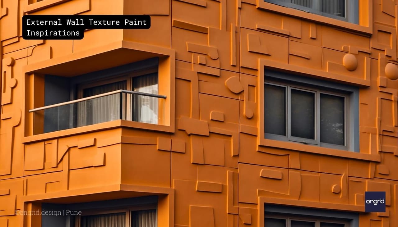 The image you provided is a texture wall paint design. It appears to be a close-up of a wall with a textured paint finish. The texture seems to be quite detailed and intricate, giving the wall a unique and interesting look. The color of the paint is a neutral tone, which could easily fit into many different interior design styles.