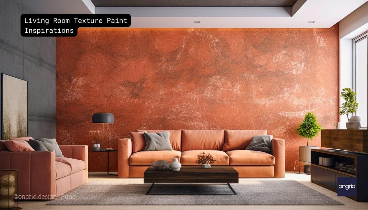 The image you provided is a texture wall paint design. It appears to be a close-up of a wall with a textured paint finish. The texture seems to be quite detailed and intricate, giving the wall a unique and interesting look. The color of the paint is a neutral tone, which could easily fit into many different interior design styles.