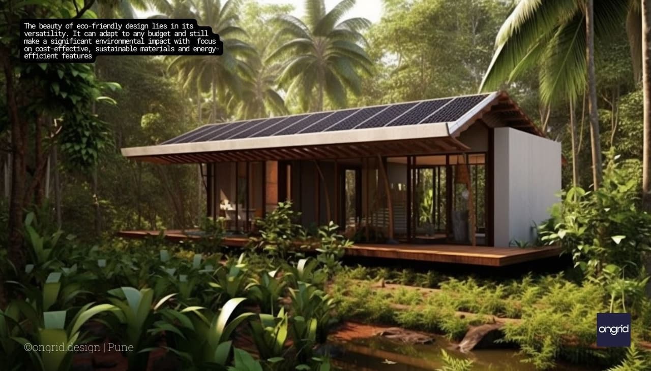 The beauty of eco-friendly design lies in its versatility. It can adapt to any budget and still make a significant environmental impact with focus on cost-effective, sustainable materials and energy-efficient features