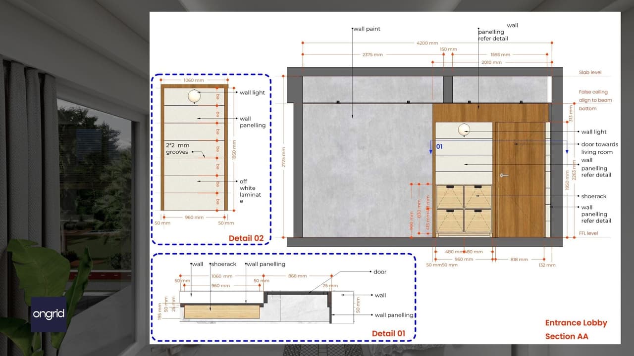 Case Study of Mr. Pravin's Nashik 3BHK Apartment Interior Design