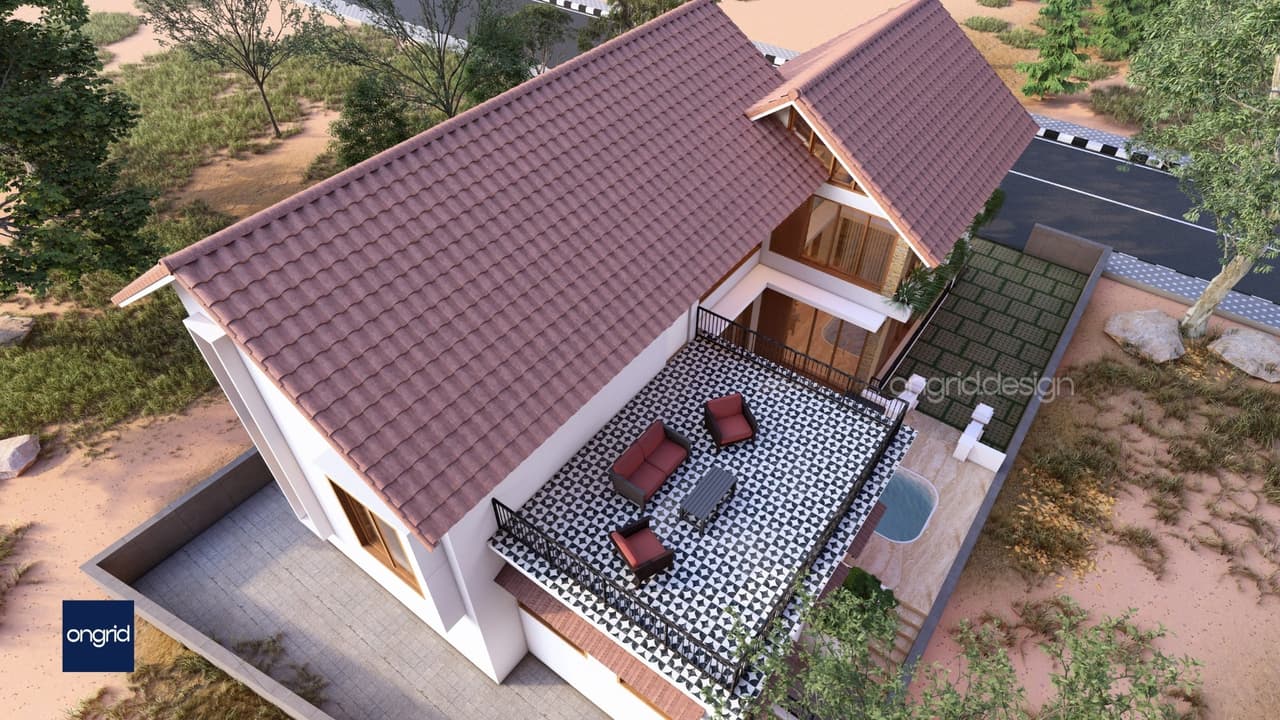 Coastal Courtyard Residence, Udupi