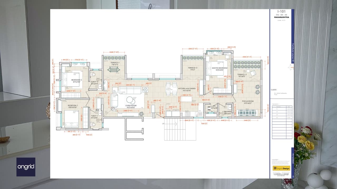 How Two 2BHK Apartments Became One Modern 3BHK Family Sanctuary in Pune