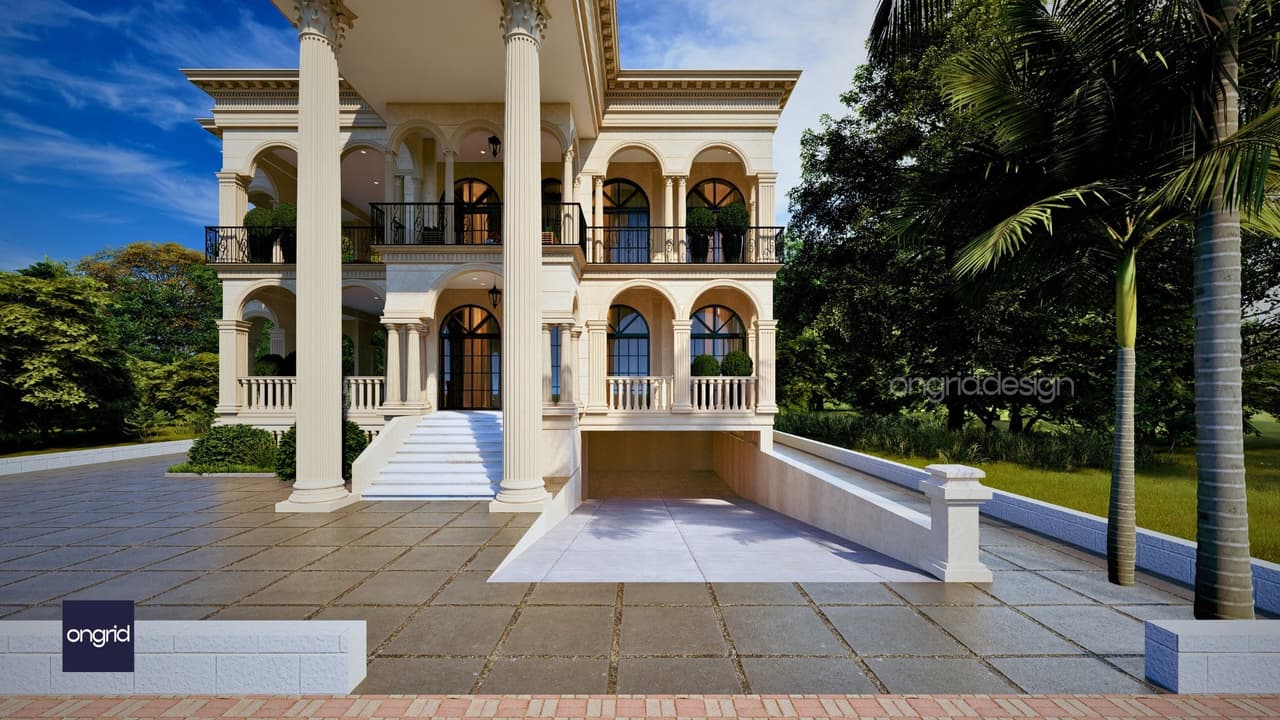 Neo-Classical Elegance in Andhra Pradesh: A Luxury Home Design