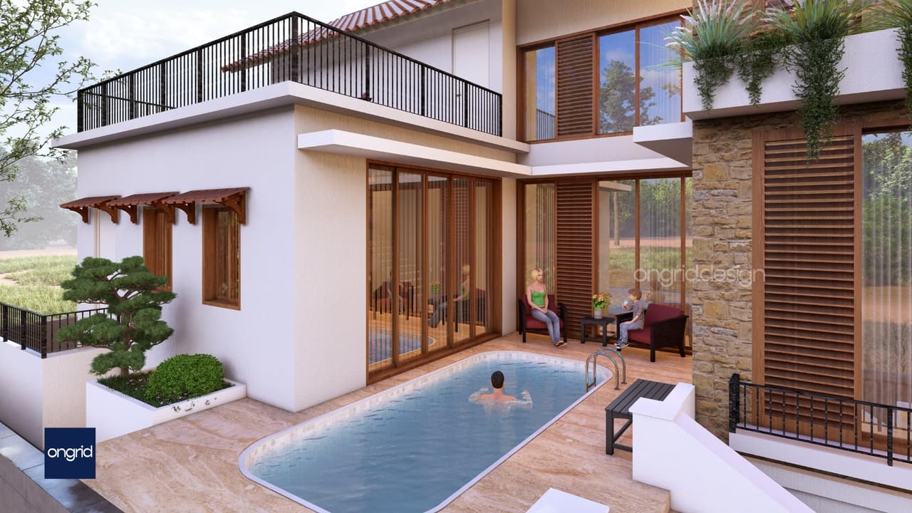 Coastal Courtyard Residence, Udupi