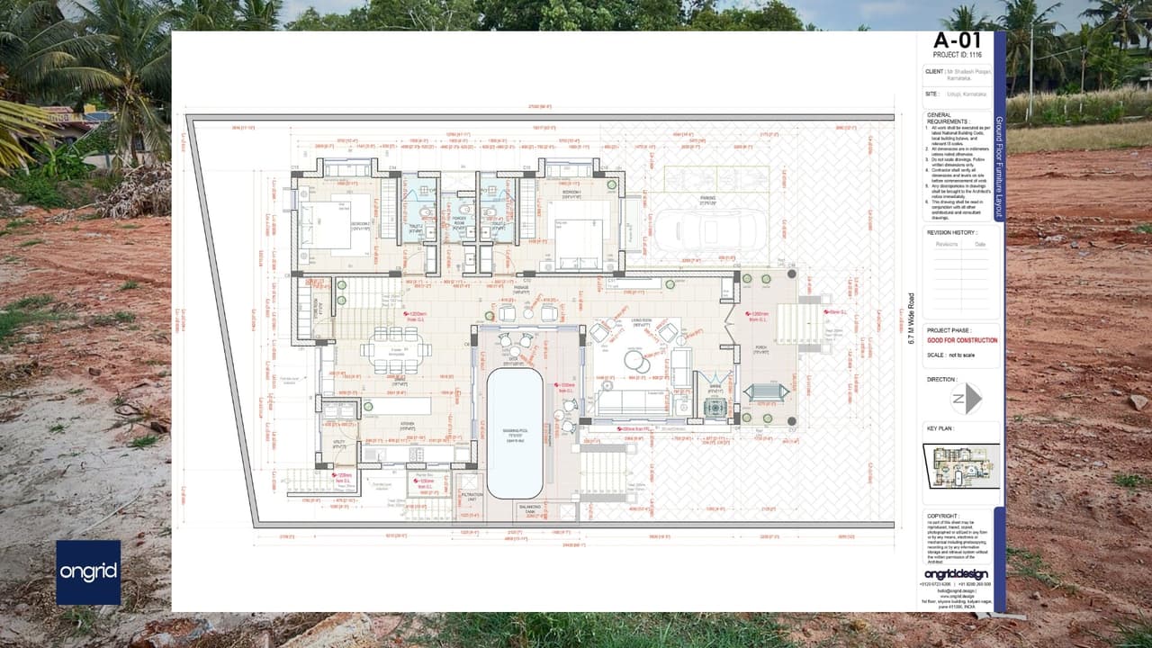 Coastal Courtyard Residence, Udupi
