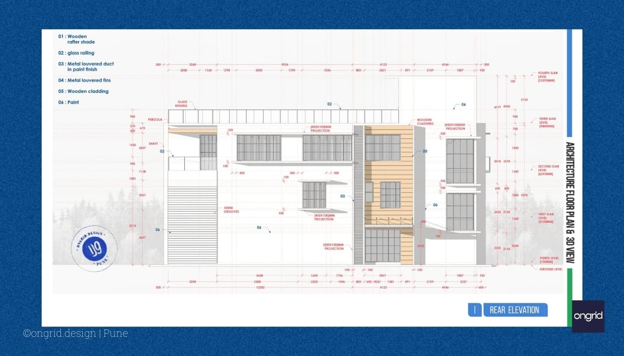 Best Mixed Use Building Design: Shop Front with Pent House