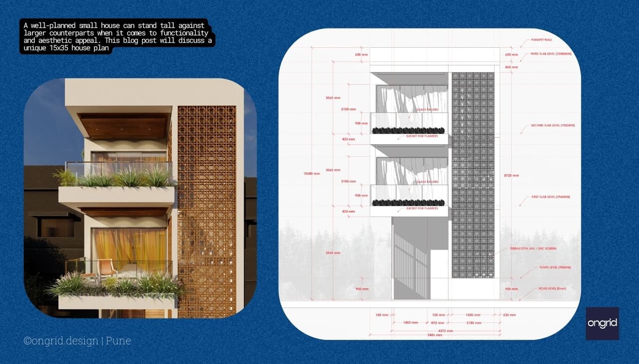 Innovative 15x35 House Design: Maximizing Style on a Budget