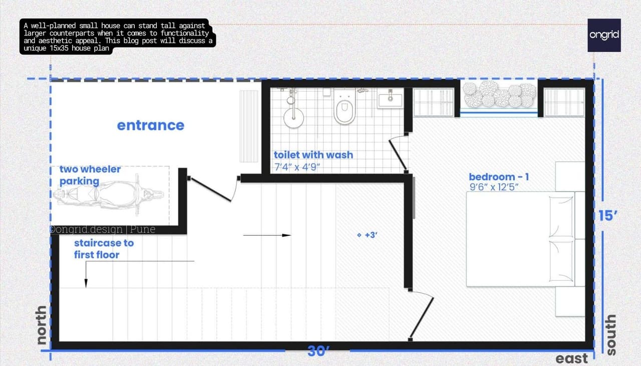 Innovative 15x35 House Design: Maximizing Style on a Budget