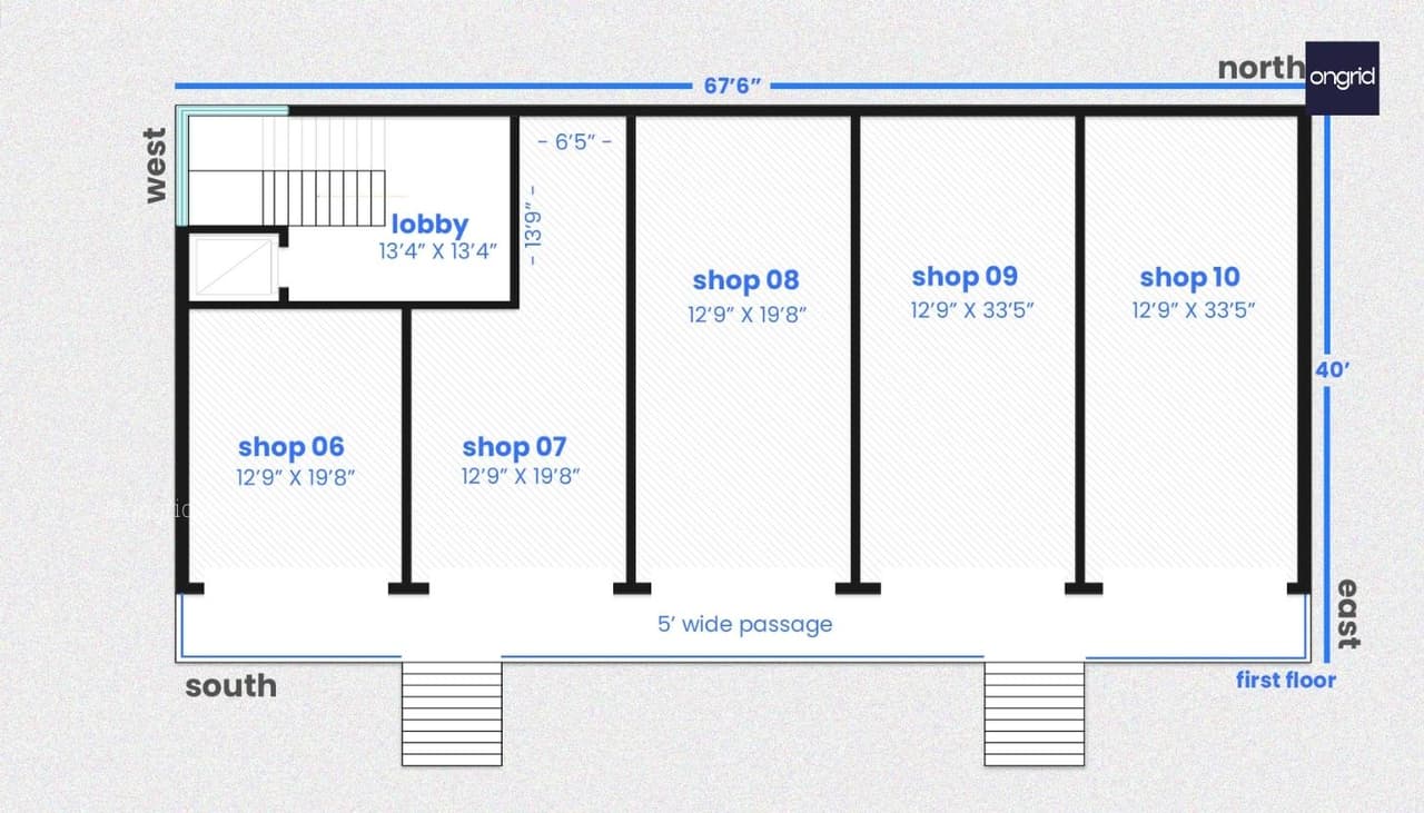 Best Mixed Use Building Design: Shop Front with Pent House