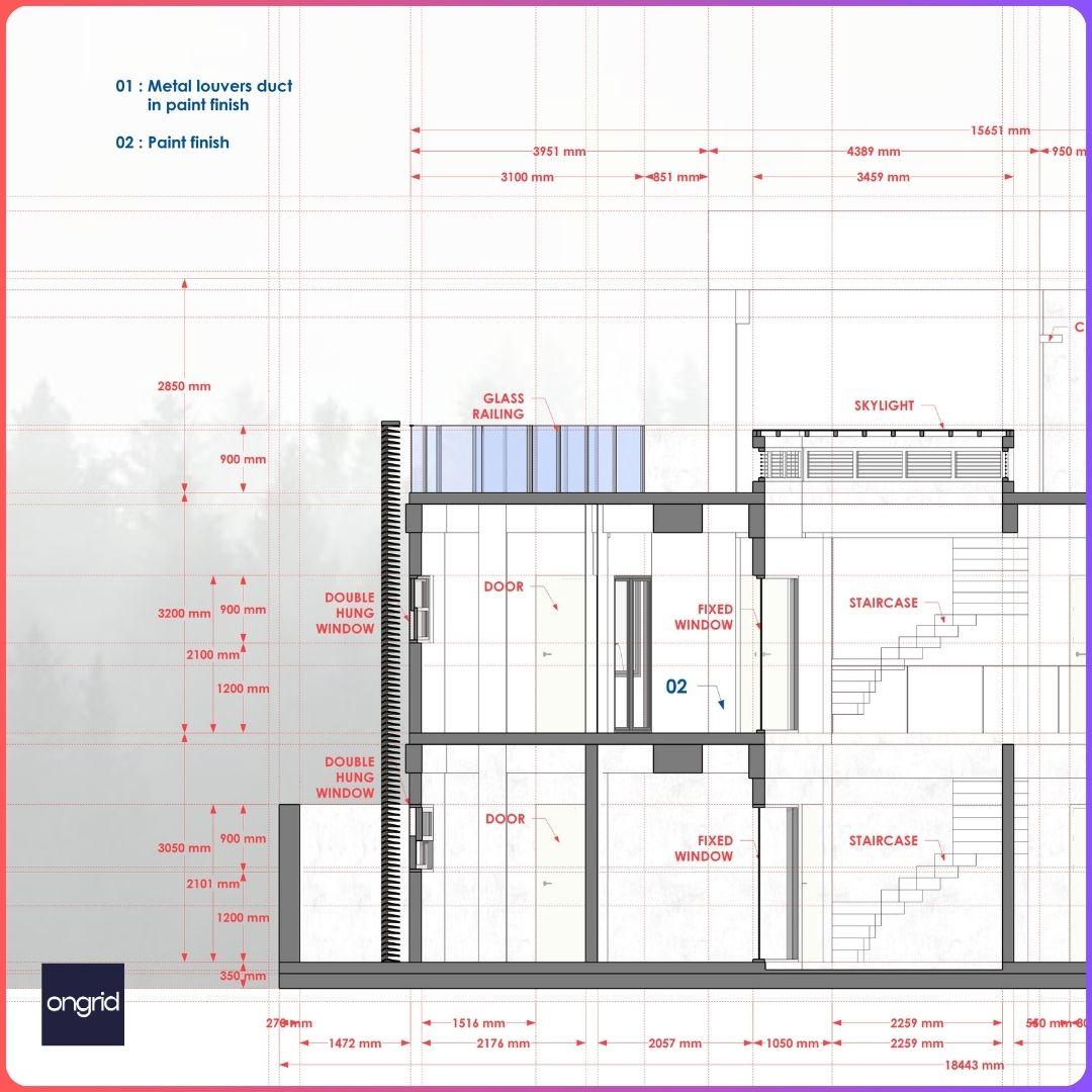 5 Bedroom Duplex on 1500 sqft Plot with Common Walls