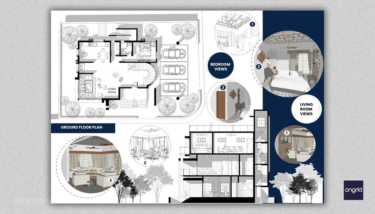 Conceptual design 2 of our Goa house project