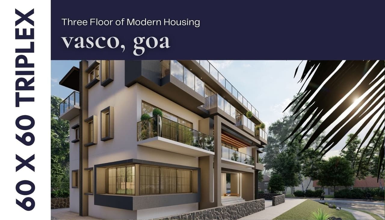 Crafting a Simple Goa House Design: A Step-by-Step Guide to Our Recent Triplex Project